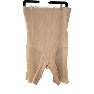 Honeylove Superpower Shorts Beige High Waist Mesh Nude Shapewear Womens Size 1X